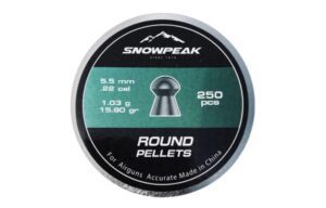 BALINES MARCA SNOWPEAK  CAL 5.5MM punta redonda  15.9 grm