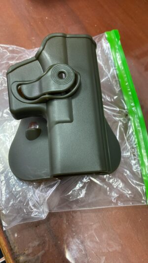 FUNDA PISTOLA  GLOCK EXTERNA VERDE OLIVO