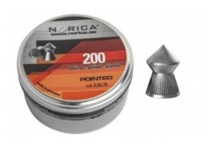 BALINES MARCA NORICA CON PUNTA, CALIBRE 5.5 MM