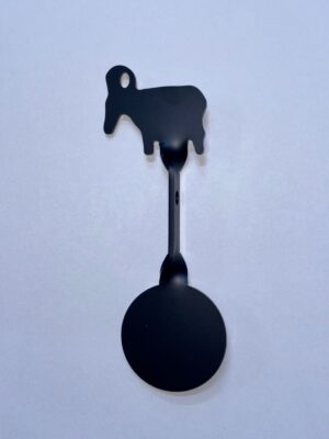 POPPER ( PUNTO BLANCO)   SILUETA METAL