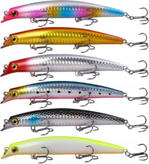 SEÑUELOS DE PESCA MAR   PECES DEPREDADORES LENGUADO CORVINA  Y OTRAS