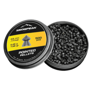 BALINES SNOWPEAK 4.5MM  500UND CON PUNTA