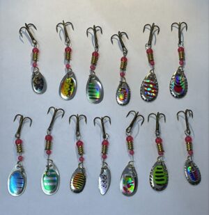 SEÑUELOS  pesca mariposa ideal truchas