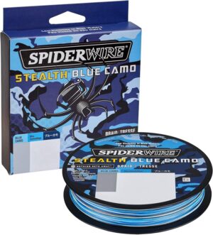 NYLON DE PESCA SPIDERWIRE stealth blue camo 20LB / 182 m / Size : 0.25mm