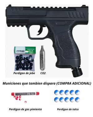 PISTOLA BEEMAN BP50 CALIBRE 50 DEFENSA PERSONAL CO2 ( NO LETAL)
