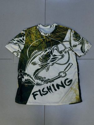 POLO PARA PESCA CON ESTAMPADO TALLA L