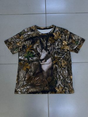 POLO PARA CAZA CON ESTAMPADO TALLA L