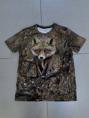 POLO PARA CAZA CON ESTAMPADO TALLA S