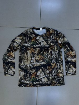 POLO MANGA LARGA PARA CAZA CON ESTAMPADO TALLA L