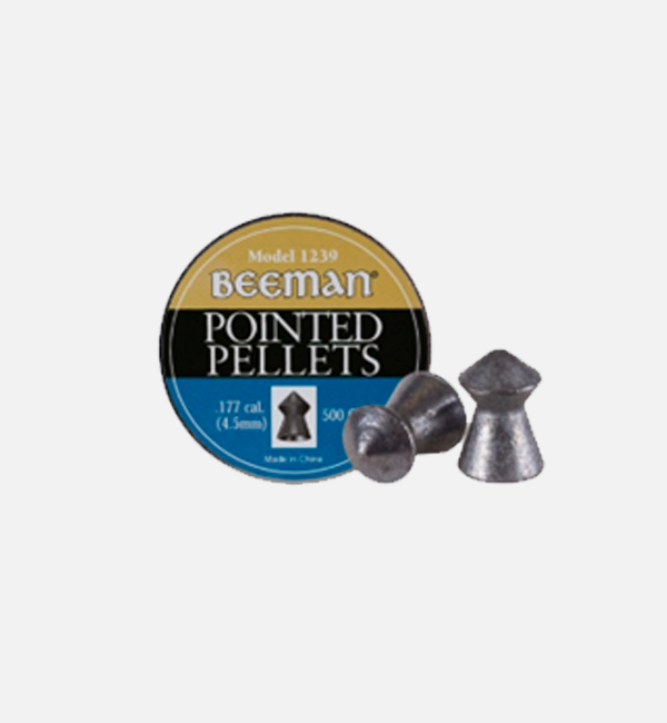 BALINES BEEMAN  CALIBRE 4.50 MODELO  1239   CON PUNTA    CAJA 500UND
